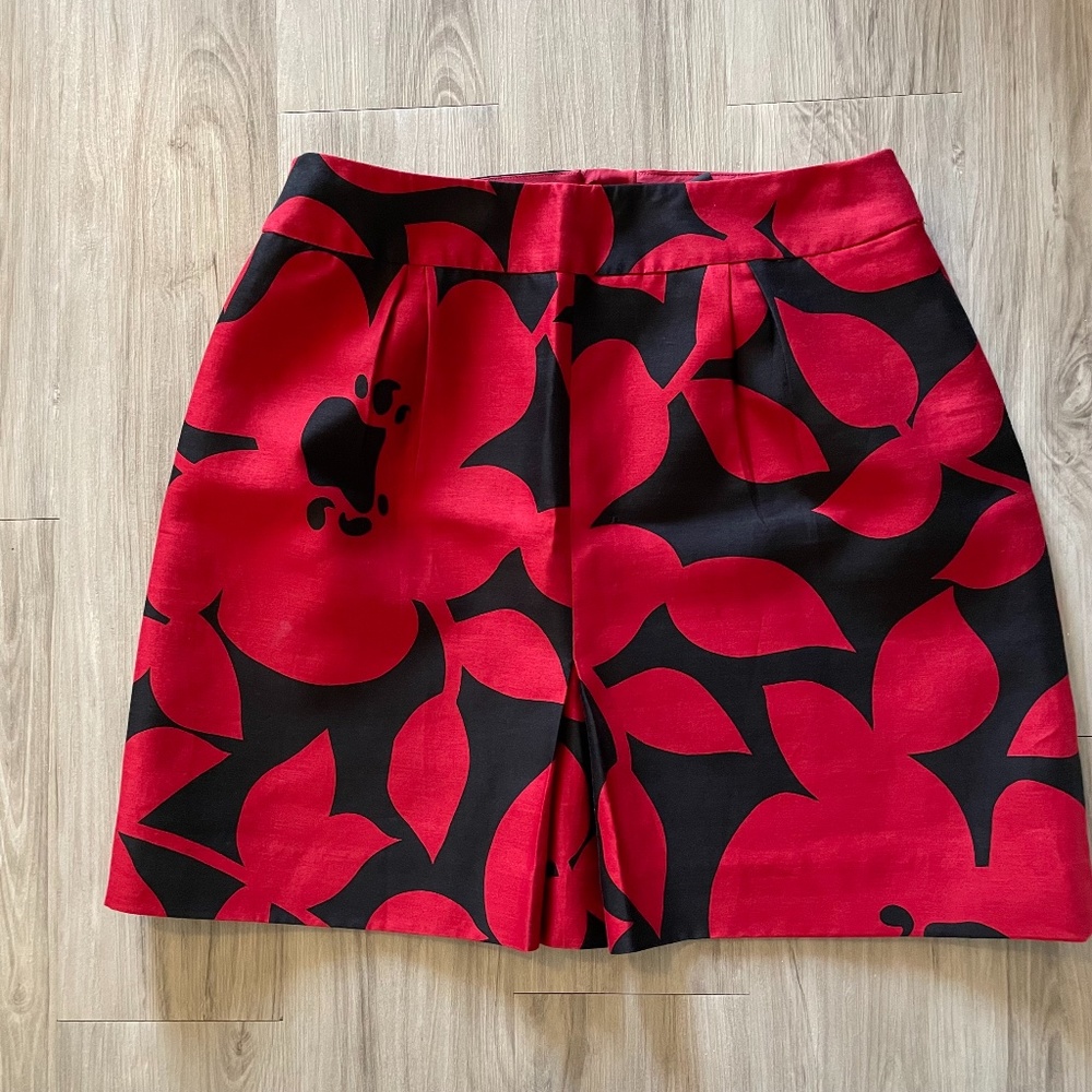 Etcetera cotton/silk print skirt size 12